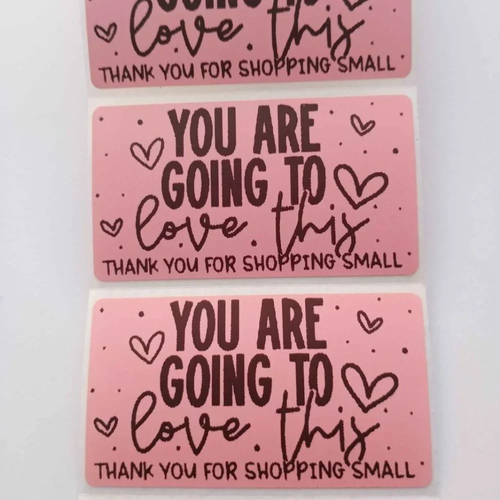 💙100 Going To Love- Shipping Labels Thermal Packaging Stickers 2.25